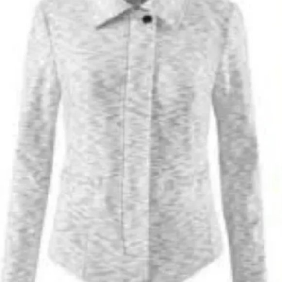 Size XS: CAbi Neo Marled Moto Zip Jacket Style 5102 - Picture 4 of 4